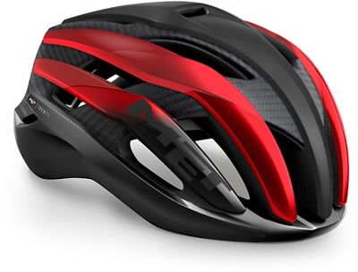 MET Trenta Carbon Road Helmet - Black Red Metallic-Matte Glossy, Black Red Metallic-Matte Glossy